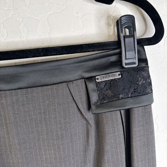 John Galliano Vintage Wool Lace Skirt Suit Set - Picture 5 of 12